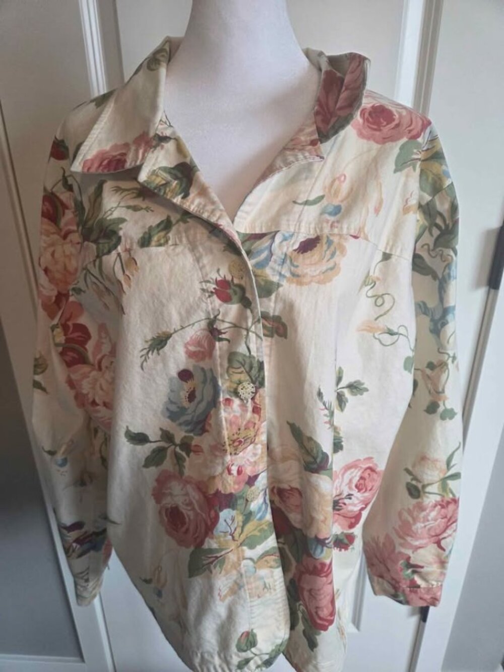 Vintage Coldwater Creek 1X jacket 100% cotton